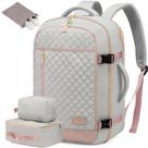 Mochila de viagem LOVEVOOK para mulheres, laptop 15.6 com cubos de embalagem
