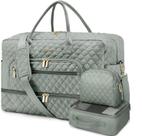 Mochila de viagem LUOCIP Weekender com compartimento para sapatos feminina