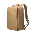 Mochila de viagem NOBLEMAN para homens e mulheres, laptop de 15,6", cáqui