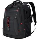 Mochila de viagem para laptop KROSER de 18,4 polegadas com porta USB e RFID