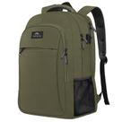 Mochila de viagem para laptop MATEIN 15,6" com porta USB verde