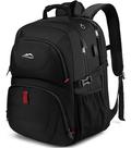 Mochila de viagem ProeTrade Extra Large 50L com USB preta