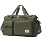 Mochila de viagem Suruid com compartimento para sapatos verde oliva Mochila de viagem Suruid com compartimento para sapatos verde oliva
