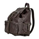 Mochila de Viagem Unissex Couro Bovino Castlefield Brown Marrom