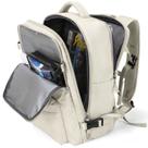 Mochila de Viagem WONHOX Grande Impermeável para Mulheres - Bege