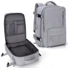 Mochila de Viagem WONHOX Grande Impermeável para Mulheres - Cinza