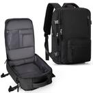 Mochila de Viagem WONHOX Grande Impermeável para Mulheres - Preta