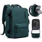 Mochila de viagem WONHOX para mulheres impermeável 40x25x20cm preta