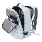 Mochila de viaje grande impermeable WONHOX para mujer azul