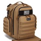 Mochila Dinictis Dad, bolsa de fraldas impermeável 46x35x25 cm