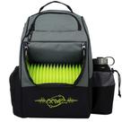 Mochila Disc Golf MVP Disc Sports Shuttle (cinza/limão)