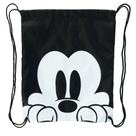 Mochila Disney Mickey Mouse Face Drawstring preta
