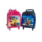 Mochila Divertidamente Infantil Rodinhas Crianças Escolar