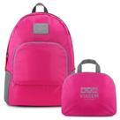 Mochila Dobrável para Viagem Estampa Lisa Jacki Design Pink