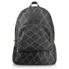 Mochila Dobrável Para Viagem Estampa Listrada Jacki Design Preto Mochila Dobrável Para Viagem Estampa Listrada Jacki Design Preto