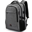 Mochila DUSLANG Travel Laptop 17" resistente à água cinza claro
