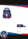 Mochila E Estojo Infantil Menina Capitão América Escolar