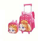 Mochila E Lancheira Infantil Baby Escolar Menina Menino