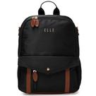 Mochila ELLE Luxe Journey 18L en Twill y Cuero Vegano Negro Mochila ELLE Luxe Journey 18L en Twill y Cuero Vegano Negro