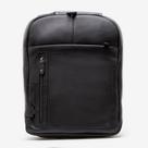 Mochila Em Couro Preto