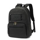 Mochila Em Lona Resistente Escolar Costas Média Bolsos Alça