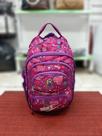 Mochila em nylon na cor rosa