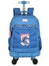 Mochila Escolae 2em1 Costas e Rodas Premium Stitch MC50052