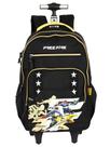 Mochila Escolar 2em1 Costas Rodas Free Fire MC49785