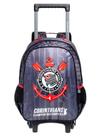 Mochila Escolar 2em1 Rodas e Costas Corinthians Original