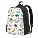 Mochila escolar Anime Cute Dinosaur Kids Poliéster 32x14x42cm