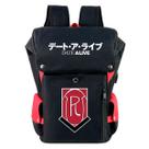 Mochila escolar Anime Dates A Lives Kids de algodão e poliéster