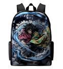 Mochila Escolar Anime Hashira Giyu Tomioka Meninos Meninas Volta As Aulas Bolsa