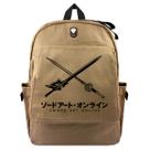 Mochila escolar Anime Swords Onlines para crianças de algodão-poliéster