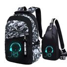 Mochila Escolar Asge Grande para Meninos e Adolescentes - Em Nylon Resistente