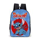 Mochila Escolar Avulsa Infantil Unissex Estilo Desenho Animado Azul Havai Ohana Lilo Mochila Escolar Avulsa Infantil Unissex Estilo Desenho Animado Azul Havai Ohana Lilo