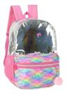 Mochila Escolar Barbie Holográfica Costa Arco Iris Up4you Mochila Escolar Barbie Holográfica Costa Arco Iris Up4you