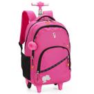 Mochila Escolar Barbie Rodas E Costas Juvenil Classic