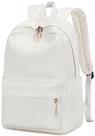 Mochila Escolar Bluboon para Adolescentes e Mulheres - 15 Polegadas - Bege