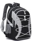 Mochila escolar BLUEFAIRY para crianças XL 18 bolsa de livros grande preta