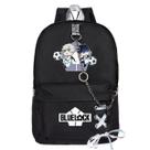 Mochila escolar Blues Locks Isagis Yoichis Cartoon Kids