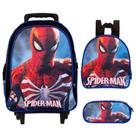 Mochila Escolar Bolsa do Homem Aranha Marvel de Rodinhas