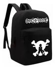 Mochila Escolar Bolsa One Piece Caveira Brook Luffy Anime Mochila Escolar Bolsa One Piece Caveira Brook Luffy Anime