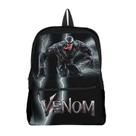 Mochila Escolar Bolso Externo Venom Alienigena Meninos Meninas Dia a Dia Fãs Filme