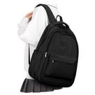 Mochila escolar BOXSAM Lightweight Black Nylon 24L 44cm Mochila escolar BOXSAM Lightweight Black Nylon 24L 44cm