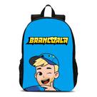 Mochila Escolar Brancoala Infantil Juvenil Resistente Azul Mochila Escolar Brancoala Infantil Juvenil Resistente Azul