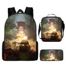 Mochila escolar Choos-Choos Charles Cartoon Kids 3 unidades/conjunto