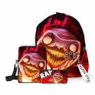 Mochila escolar Choos-Choos Charles Cartoon Kids 3 unidades/conjunto