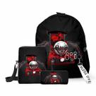 Mochila escolar Choos-Choos Charles Cartoon Kids 3 unidades/conjunto