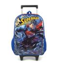 Mochila Escolar Com Carrinho SuperMan IC37892SM-AZ Mochila Escolar Com Carrinho SuperMan IC37892SM-AZ