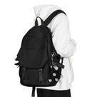 Mochila escolar coowoz impermeável leve preta 20L Mochila escolar coowoz impermeável leve preta 20L